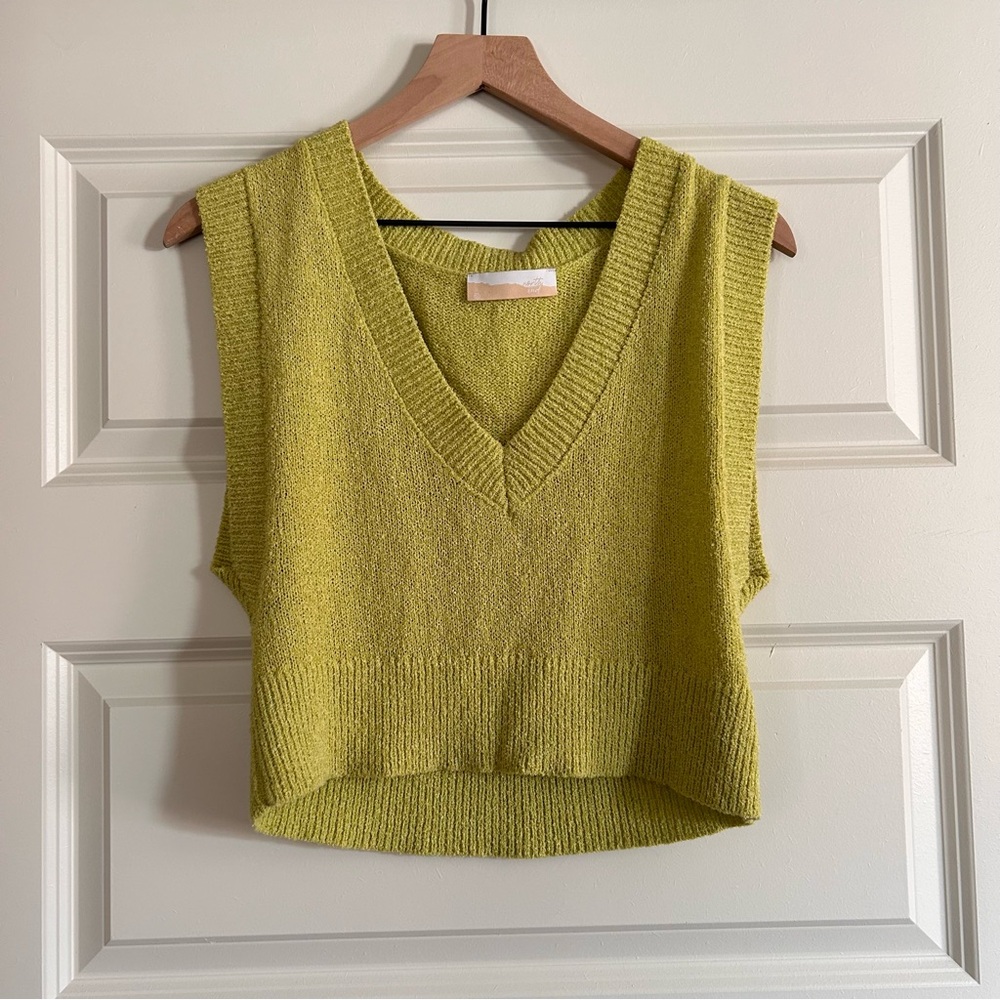 Green Sweater Vest